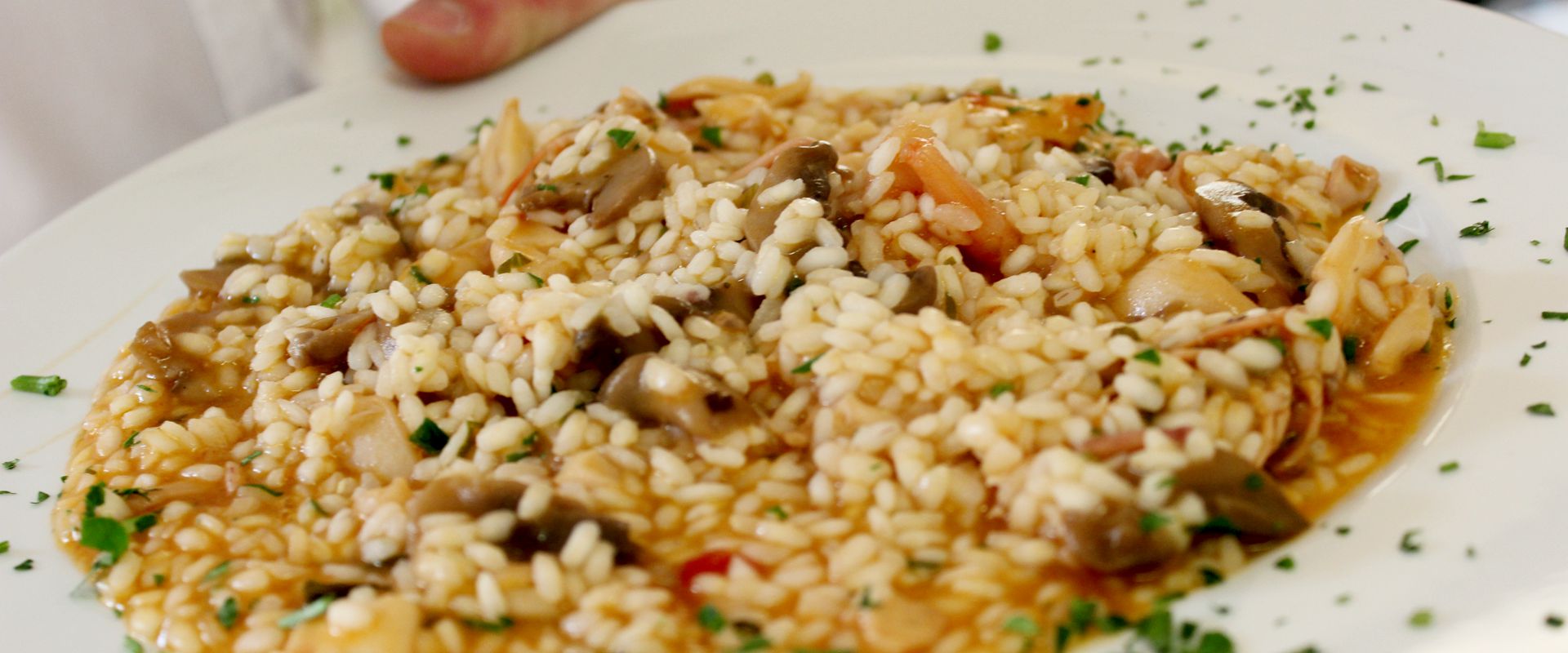 Risotto al pesce | Ristorante Olimpo - Brescia